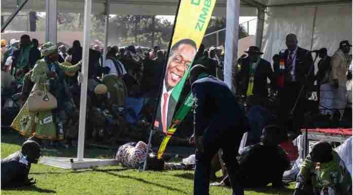 Ministers frisked at Mnangagwa event