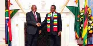 Cyril Ramaphosa Emmerson Mnangagwa Zimbabwe