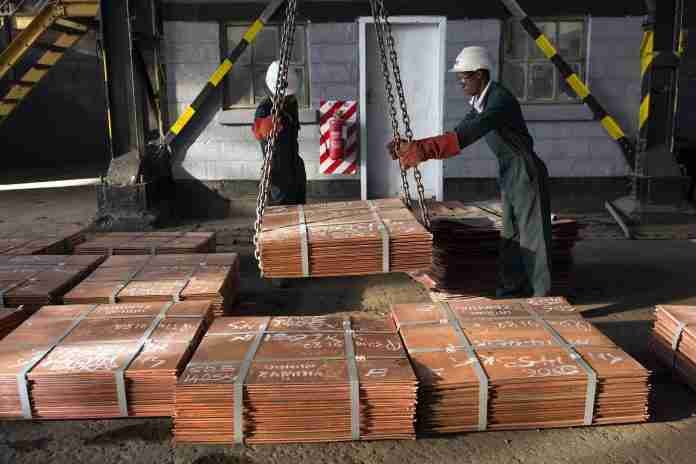 Copper mining in Zambia
