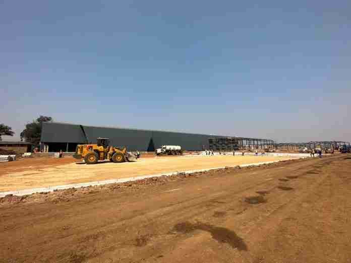 Under construction: Mashonaland Holdings' Pomona commercia centre