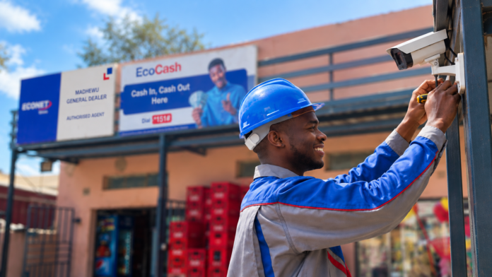 EcoCash CCTV Installation at Work